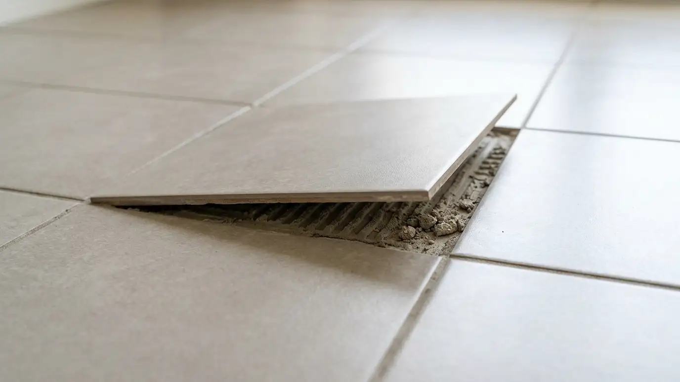 Loose Tile Reattachment in Nashville and Middle Tennessee