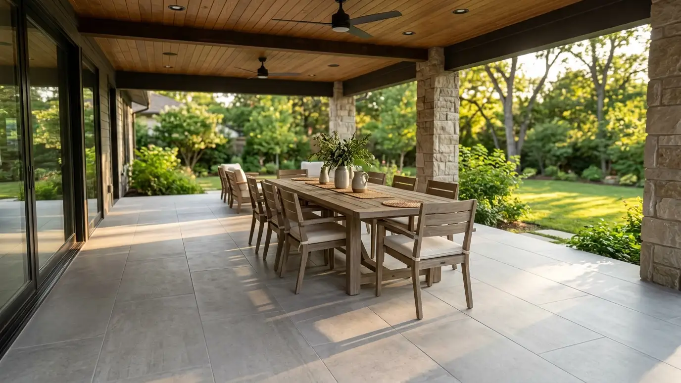 Outdoor Patio Tile Restoration in Nashville and Middle Tennessee